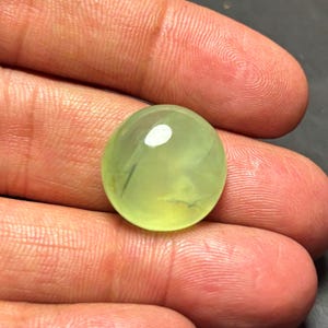 Natural Prehinte Gemstone Cabohon Handmade Semi Precious Flat Back Cabochon AAA+ Quality Prehnite Stone For Jewelry Making
