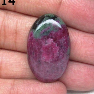 Natural Ruby in Zoisite Cabochon Loose Gemstone Pink Ruby Zoisite Handmade Gemstone  for Jewelry Making   #11432