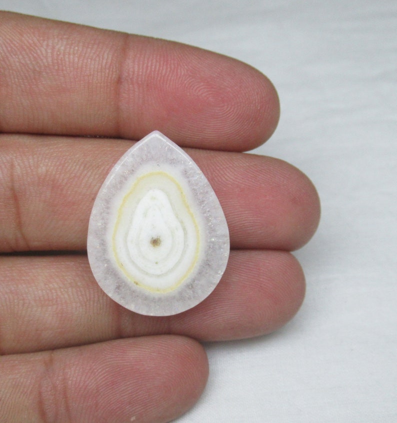 White Solar Quartz Cabochon for Wire Wrapping stone flat back cabochon for jewelry making 21 x 28 x 5 mm #446