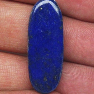 Natural Lapis Lazuli Cabochon: Handmade Loose Gemstone for Jewelry