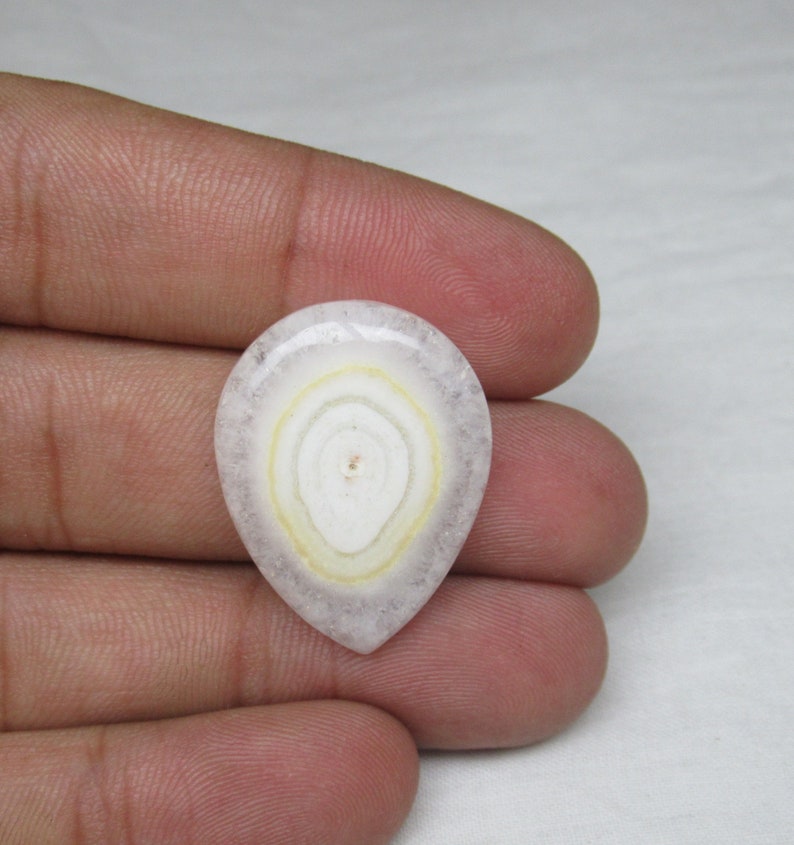 White Solar Quartz Cabochon for Wire Wrapping stone flat back cabochon for jewelry making 21 x 28 x 5 mm #446