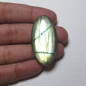 Labradorite Gemstone Cabochon For Jewelry Making Top Quality gemstone 24 x 46 x 6 mm Natural LABRADORITE Both Side Polished Gemstone #5487