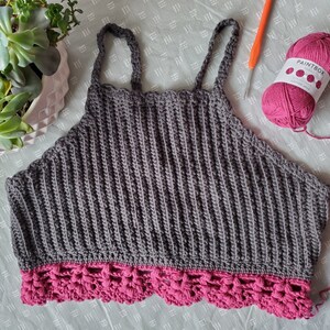 Crochet Pattern - Flora Halter Top