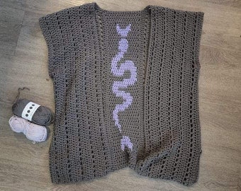 Crochet Pattern - Medusa Cardigan