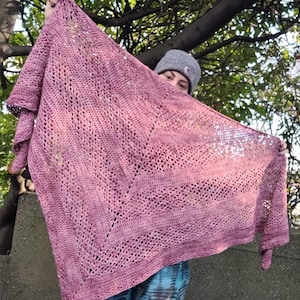 Crochet Pattern - Rhiannon Triangle Shawl