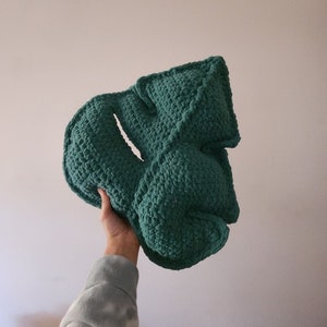 Crochet Pattern - Monstera Pillow