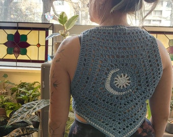Crochet Pattern - The Luna Vest