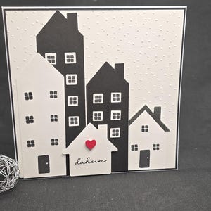Karte zum Einzug - neues Zuhause