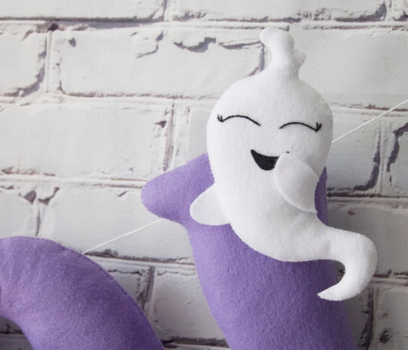 Ghost PDF pattern Set of three felt patterns Halloween Etsy
