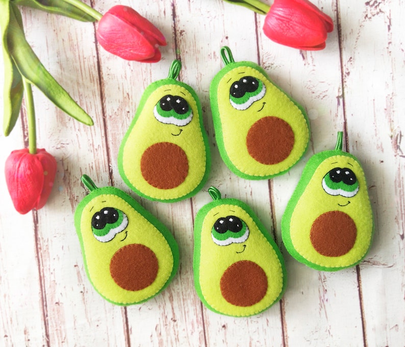 Avocado sewing pattern PDF Felt avocado Play food easy Etsy