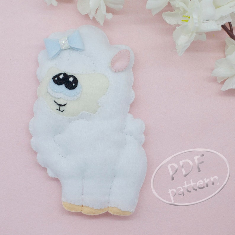alpaca plush sewing pattern