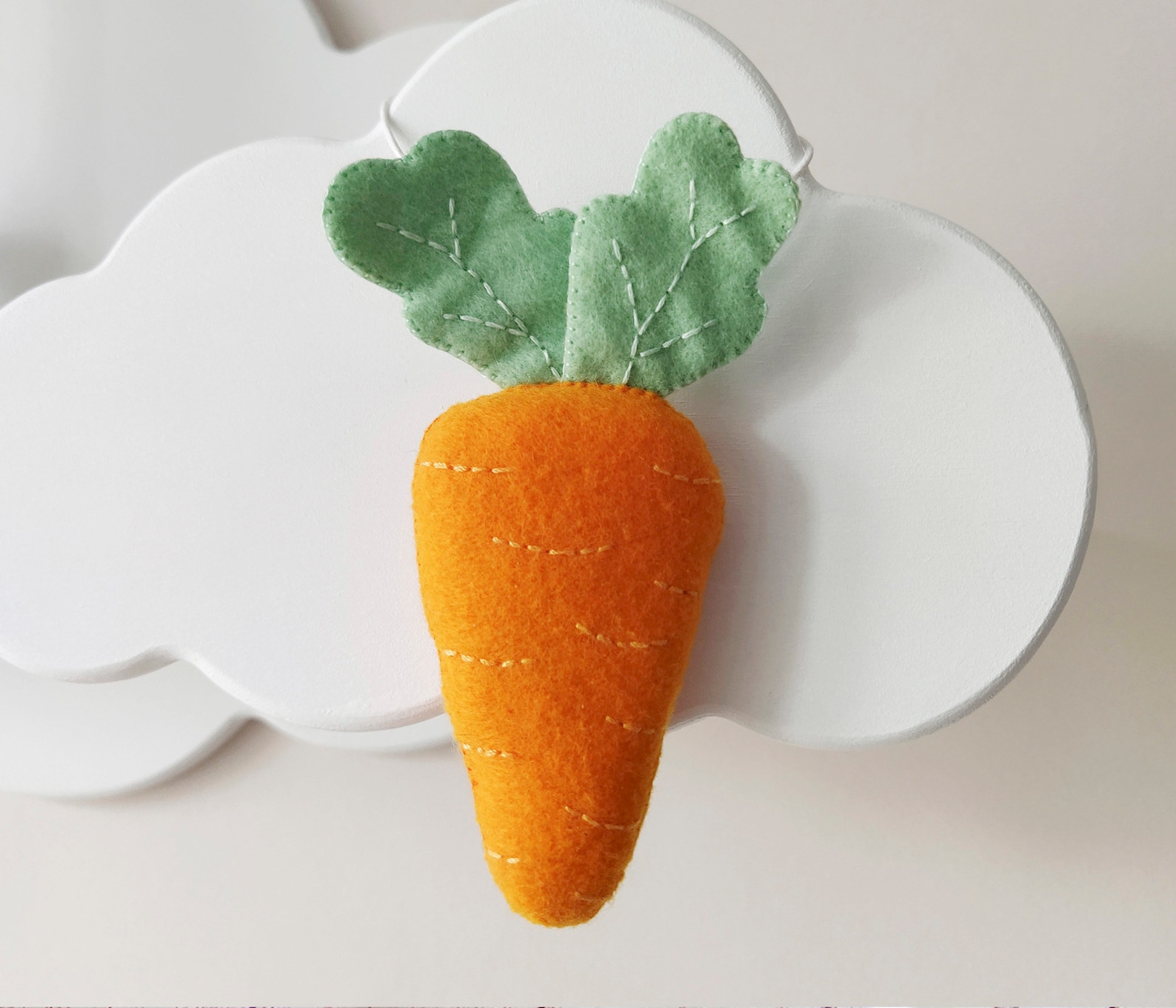 Carrot PDF pattern Felt carrot Easter ornament sewing | Etsy