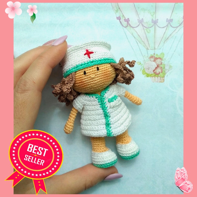 crochet nurse doll pattern