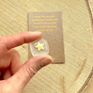 Gold star pocket hug