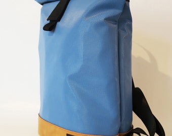 Upcycling Rucksack aus Turnmatte Leder in Größen