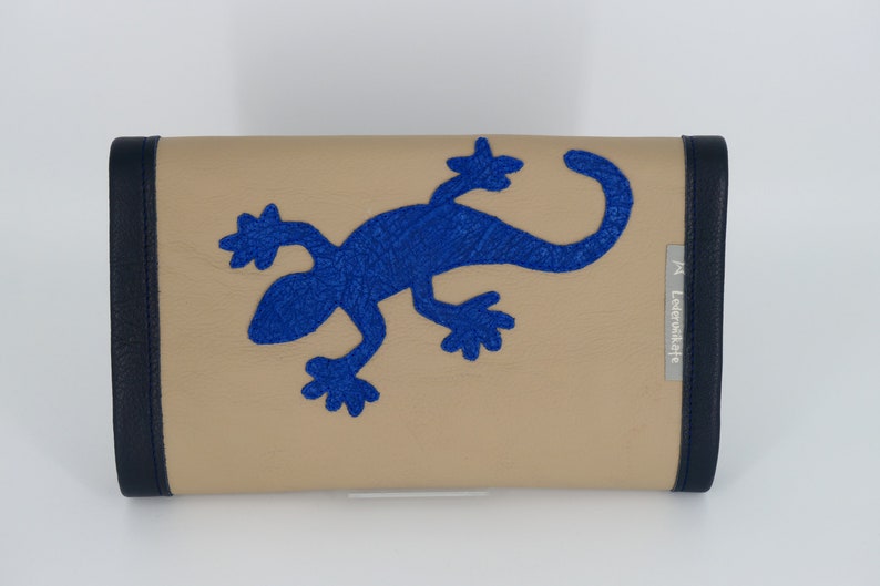 for 1414 wax painters pencil case made of leather unique leather items school pencil case pencil case Waldorf Waldorf pencil case Gecko pencil case image 4