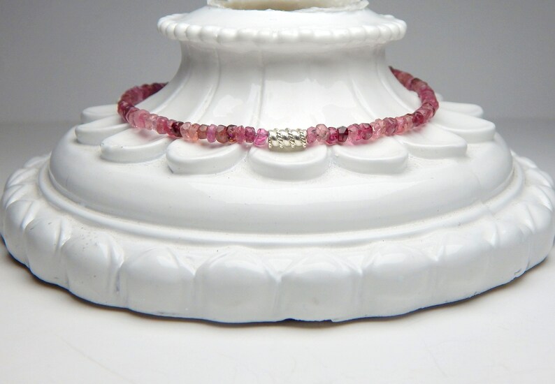 Rosa Turmaline & Silber/925...exquisites Armband Bild 4