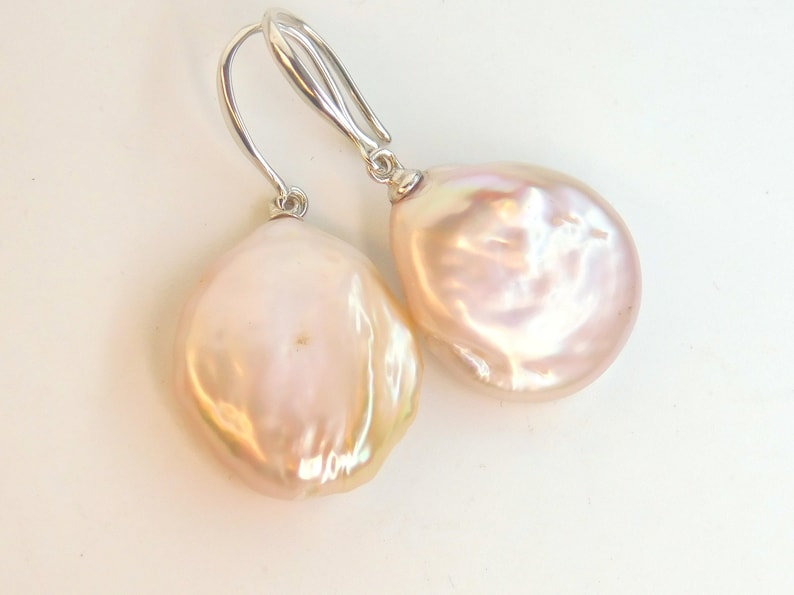 925 Sterling Silver Baroque Pearls So Unique! Dreamlike pearls apricotlavendel