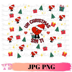 Un Christmas Sin ti PNG 20オンス タンブラー用