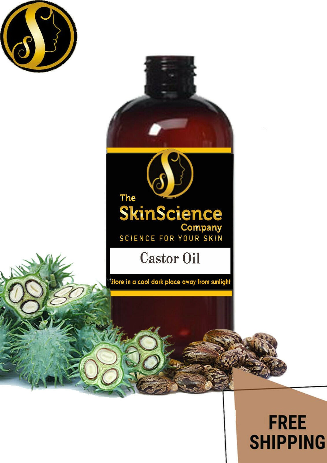 Organic Castor Bean Oil 100 Pure Cold Pressed Premium Grade Etsy