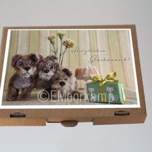 Set di 9 cartoline di congratulazioni