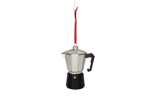 Espressokocher Weihnachtsbaumfigur aus Glas