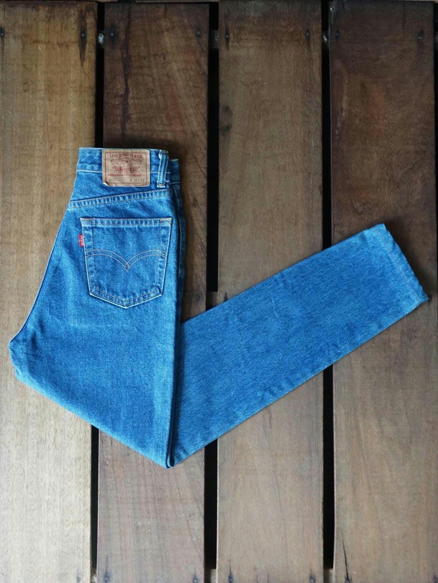 90s Levi's 606 Jeans: High Waist Tapered Leg, Made in Japan W23