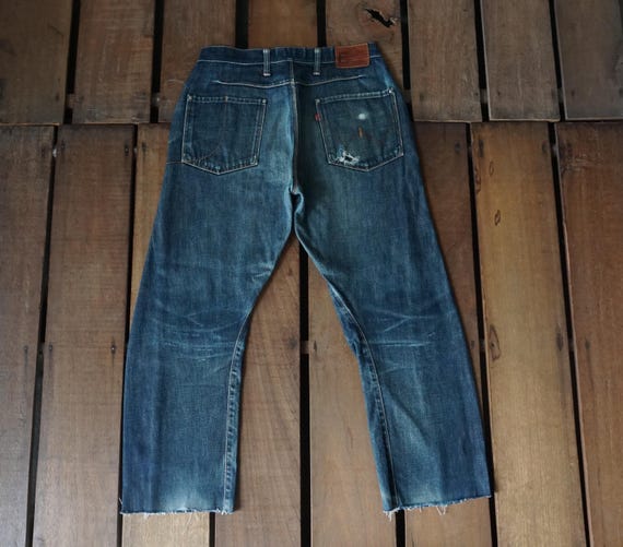 Vintage Edwin E Function Jeans: Faded Blue Denim,… - image 5