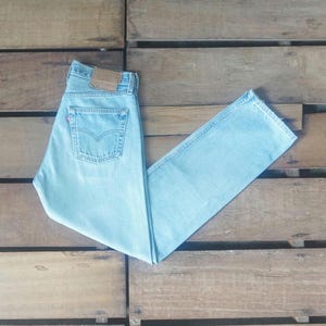 90s Levi&#39;s 501 Jeans: Women&#39;s Vintage High Waist Straight Leg Denim