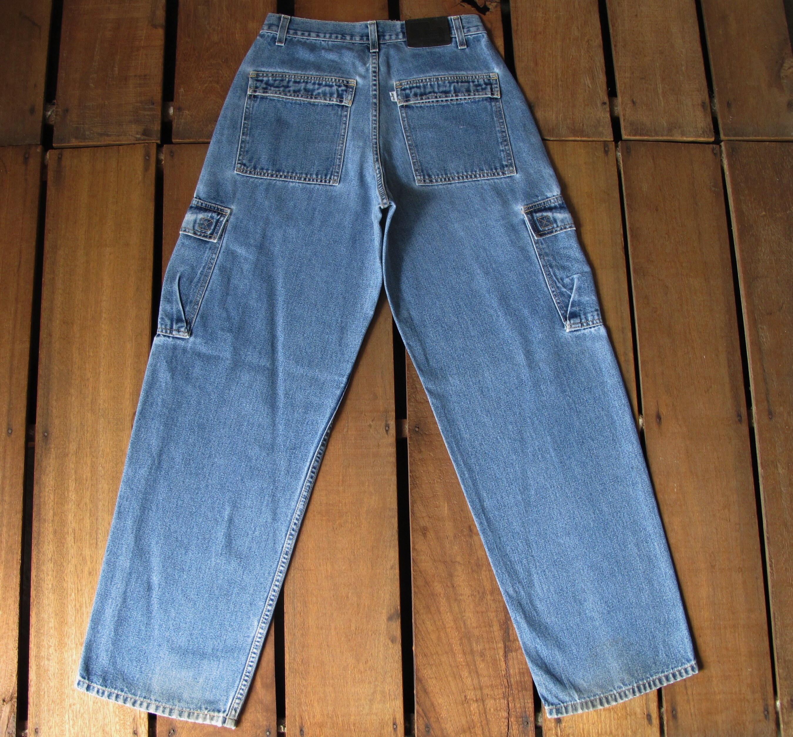 LEVI’S SHOES 木箱　ヴィンテージ　1990年代　大小２個セット Vintage Levi Strauss & Co.Canvas High-Top Sneakers Pocket