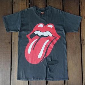 Vintage Rolling Stones World Tour 94/95 Voodoo Lounge T-Shirt  Black Men Medium 90&#39;s Rolling Stones Tour Band Shirt Brockum Made In USA
