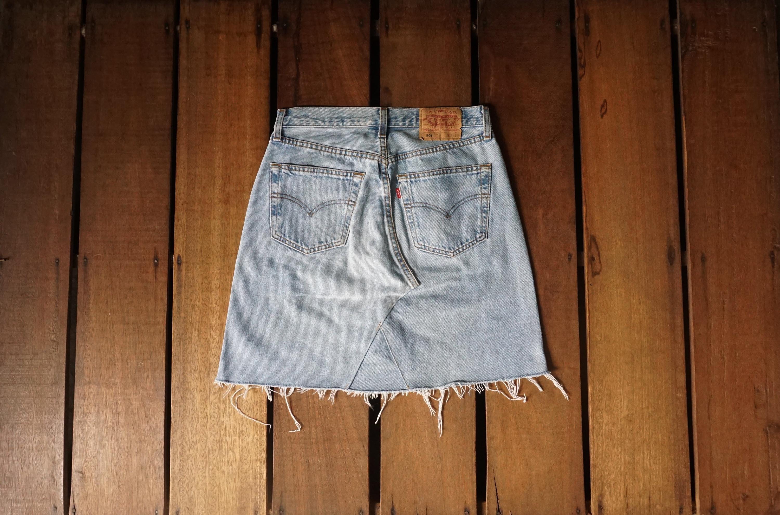 Levis 501 Skirt - Etsy Canada