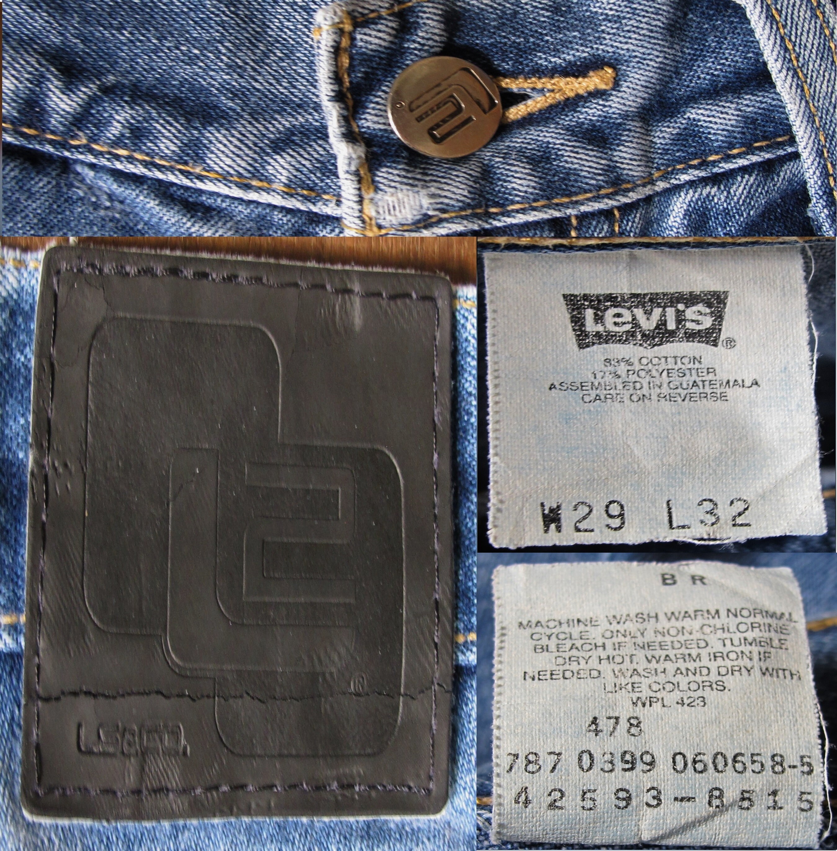 LEVI’S SHOES 木箱　ヴィンテージ　1990年代　大小２個セット 5f98566a573e99c48cfa1b4fe05a94