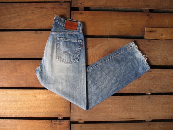 90's Distress Edwin 505XX Faded Blue 