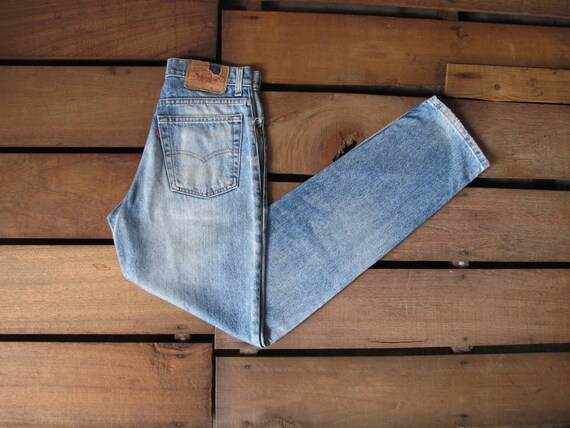 90's Levi Strauss 510 High Waist Women Faded Blue