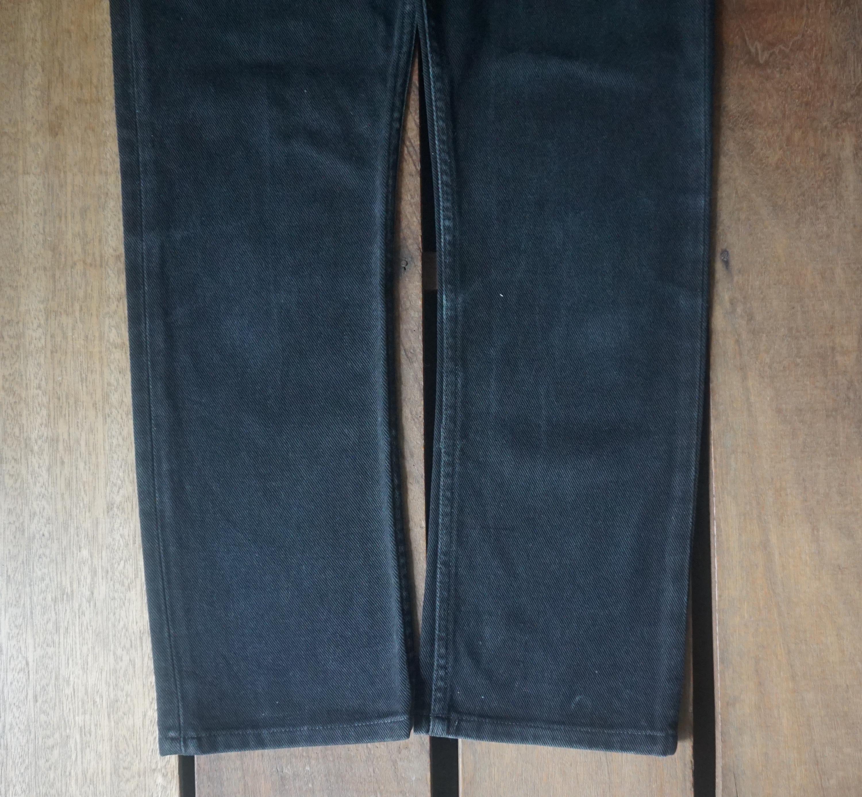 90s Helmut Lang Black Denim Jeans - Straight Leg Vintage Made in 