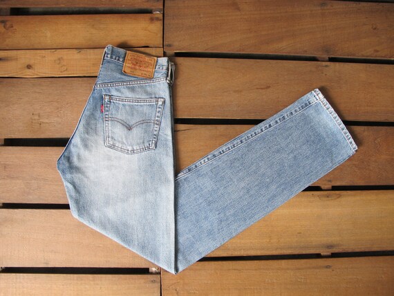 90's Distress Levi Strauss \u0026 Co 502 XX Big E Straight Leg | Etsy België