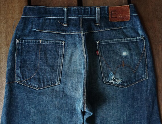 Vintage Edwin E Function Jeans: Faded Blue Denim,… - image 6