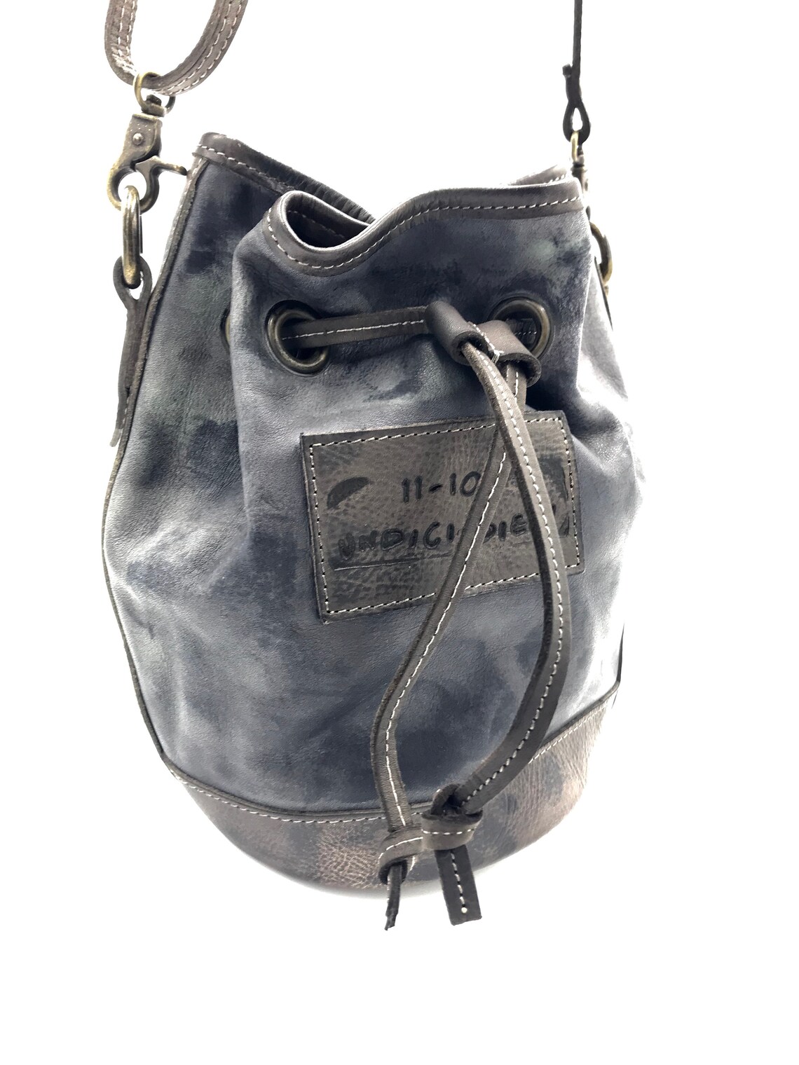 Italian Leather Bucket Bag Made in Italy Handmade Etsy