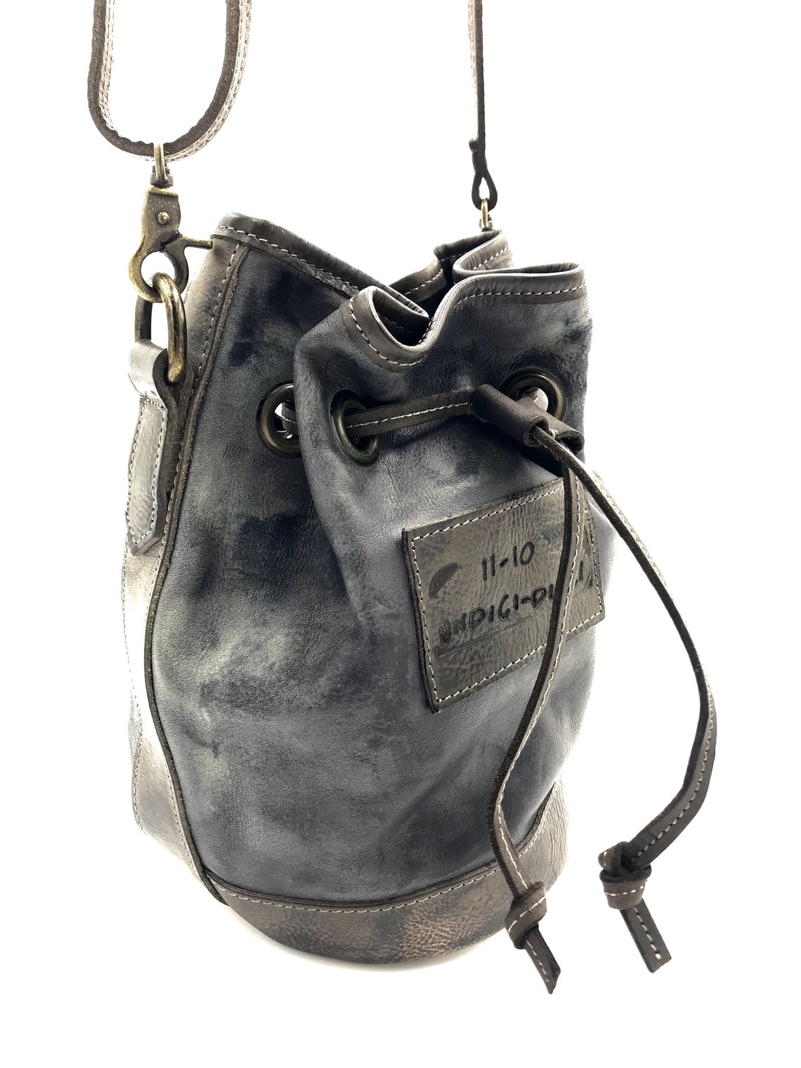 Italian Leather Bucket Bag Made in Italy Handmade Etsy