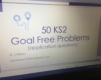 50 KS2 Goal Free Problems