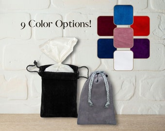 Small Velvet Bag for Inside An Urn - Inside The Urn Bag - Double Layered - Many Colors Available