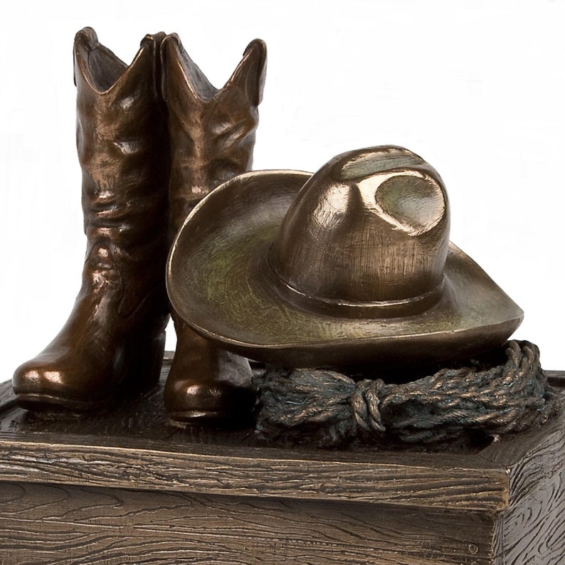 Perfect Memorials Custom Engraved Small Cowboy Boots Cremation Etsy