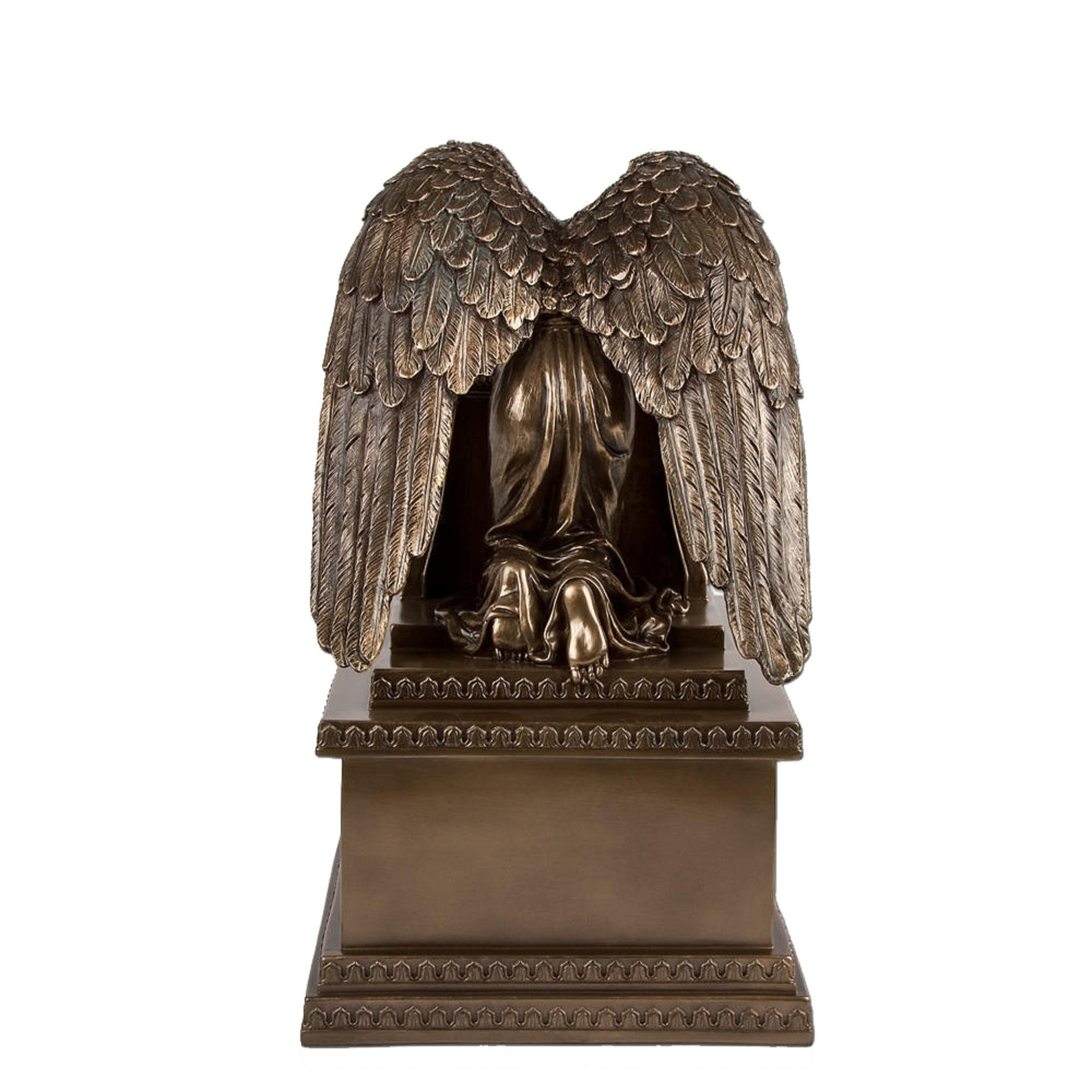 Perfect Memorials Bronze Finish Weeping Angel Cremation Urn Etsy
