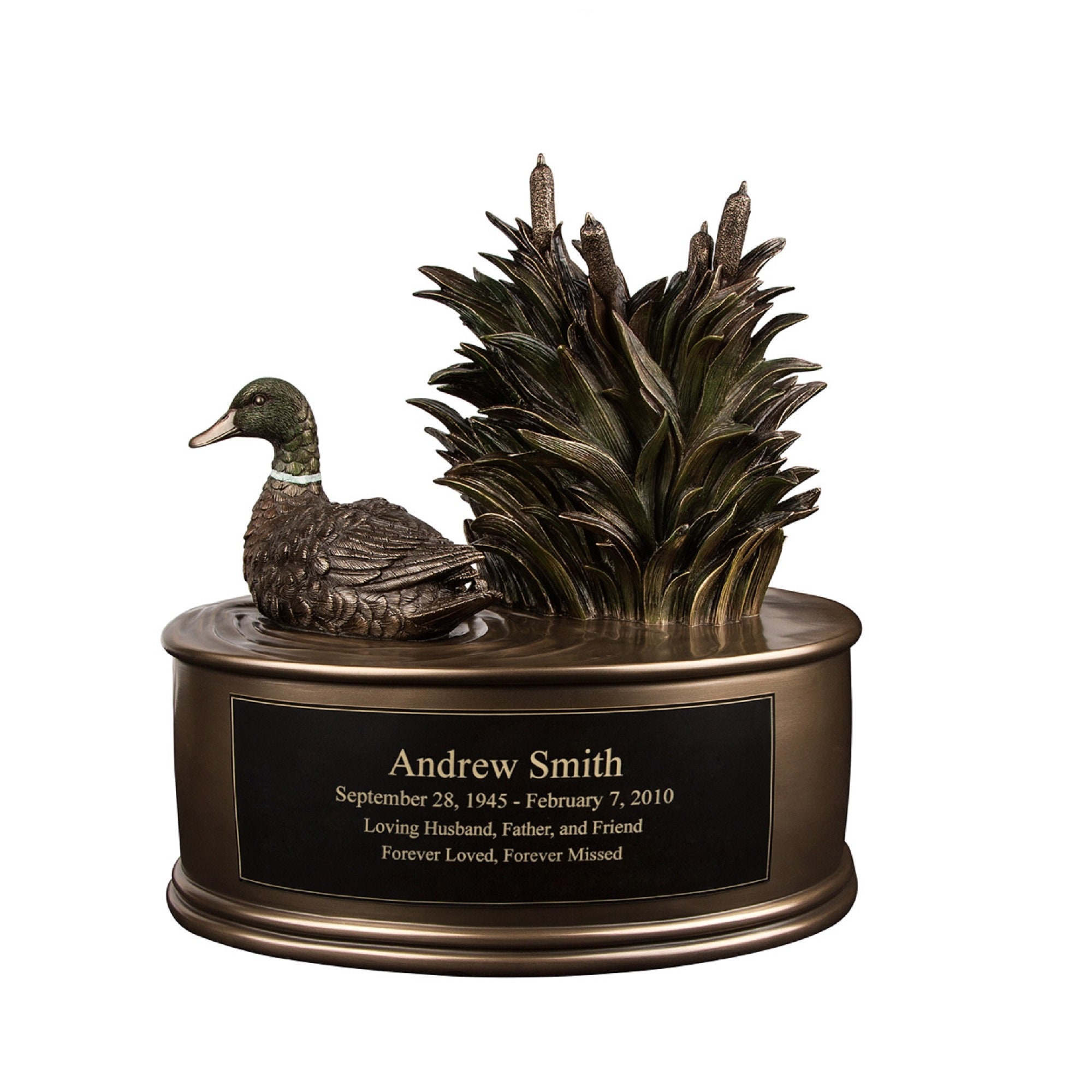 Perfect Memorials Custom Engraved Duck Cremation Urn Etsy.de
