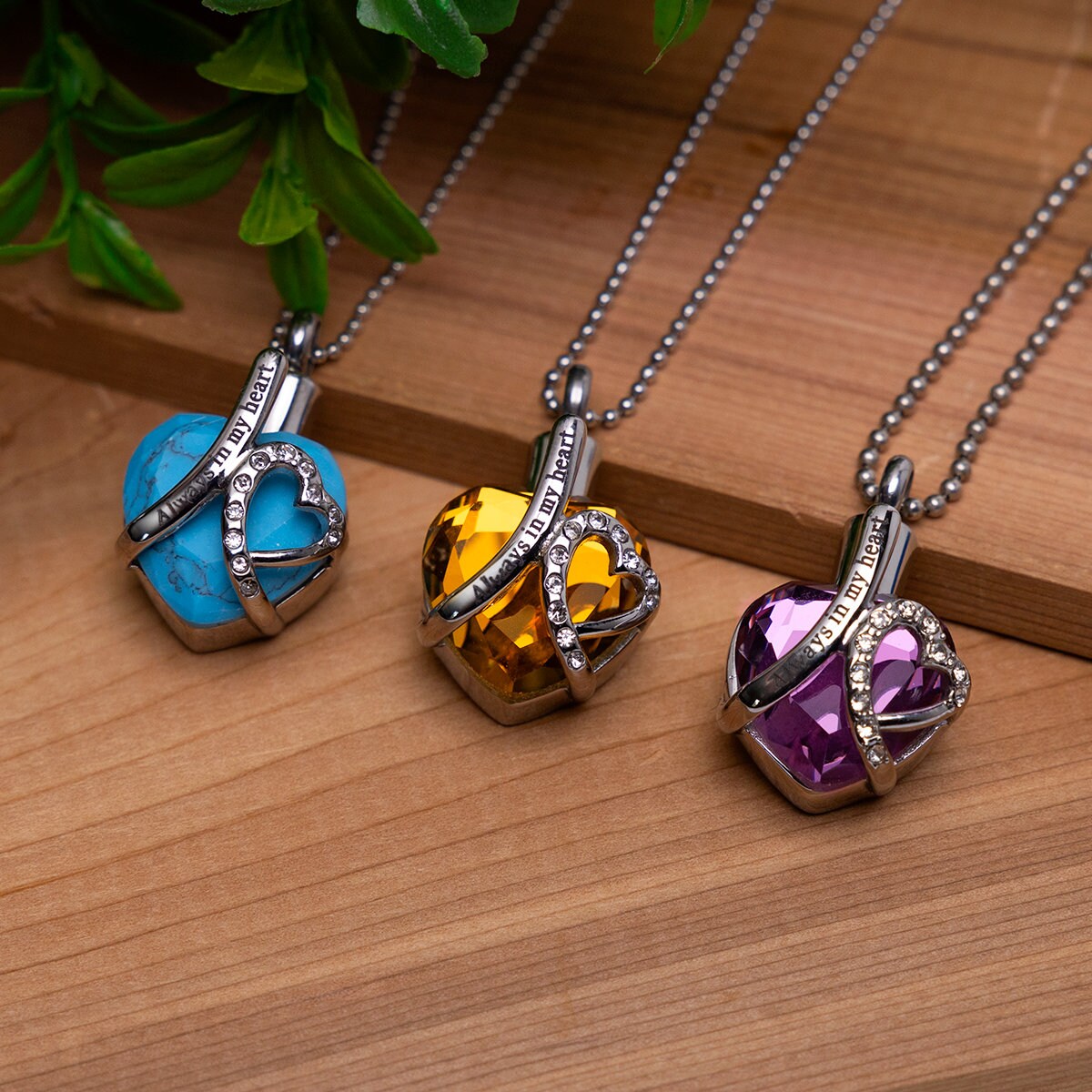 Always in my heart cremation jewelry deals