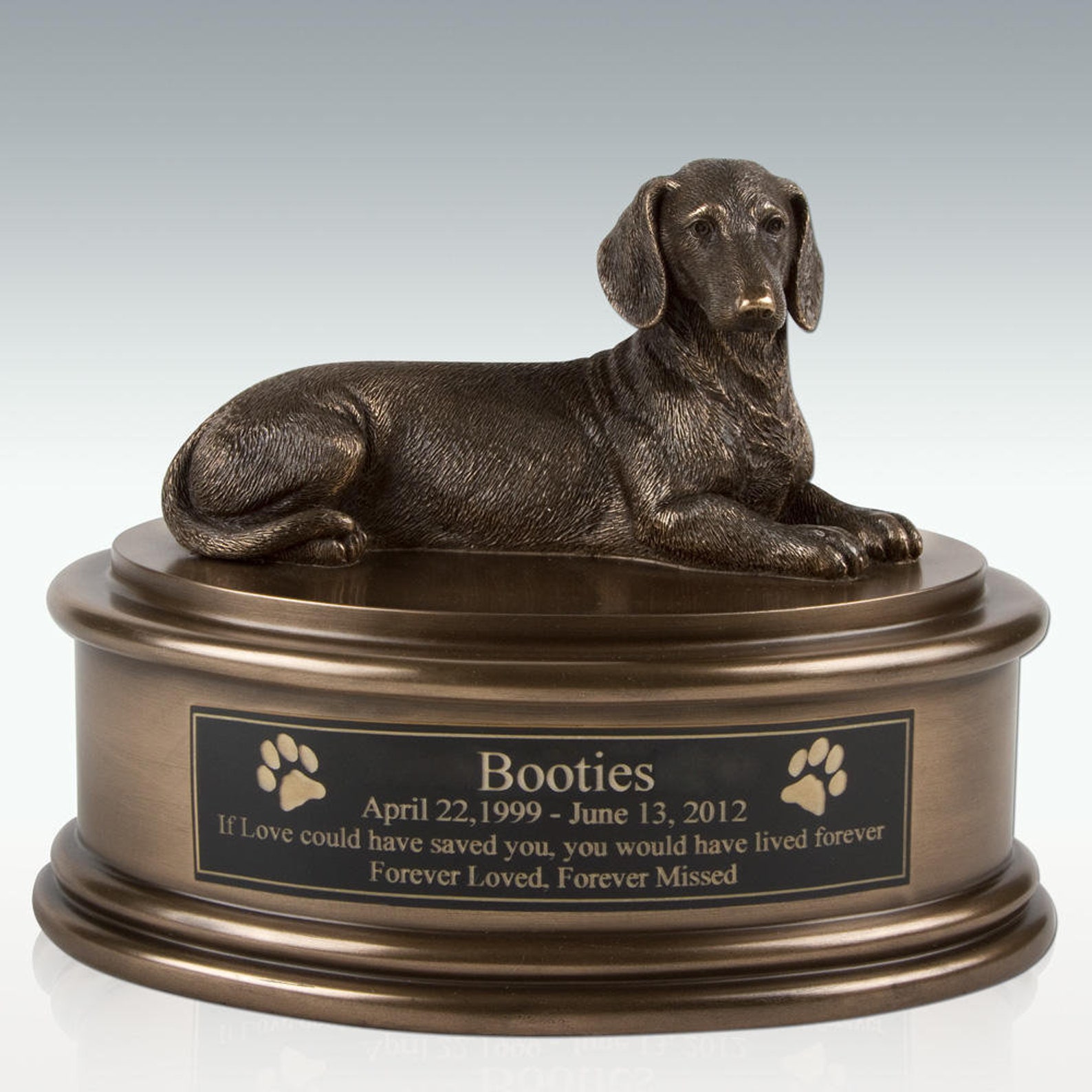 Perfect Memorials Dachshund Figurine Cremation Urn Etsy