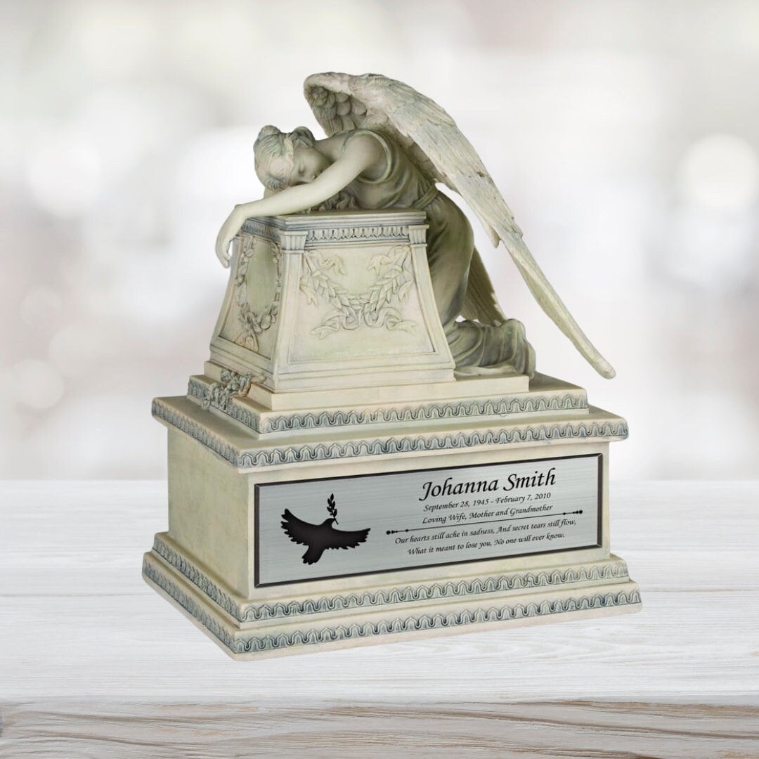 Perfect Memorials Weeping Angel Cremation Urn Medium Etsy