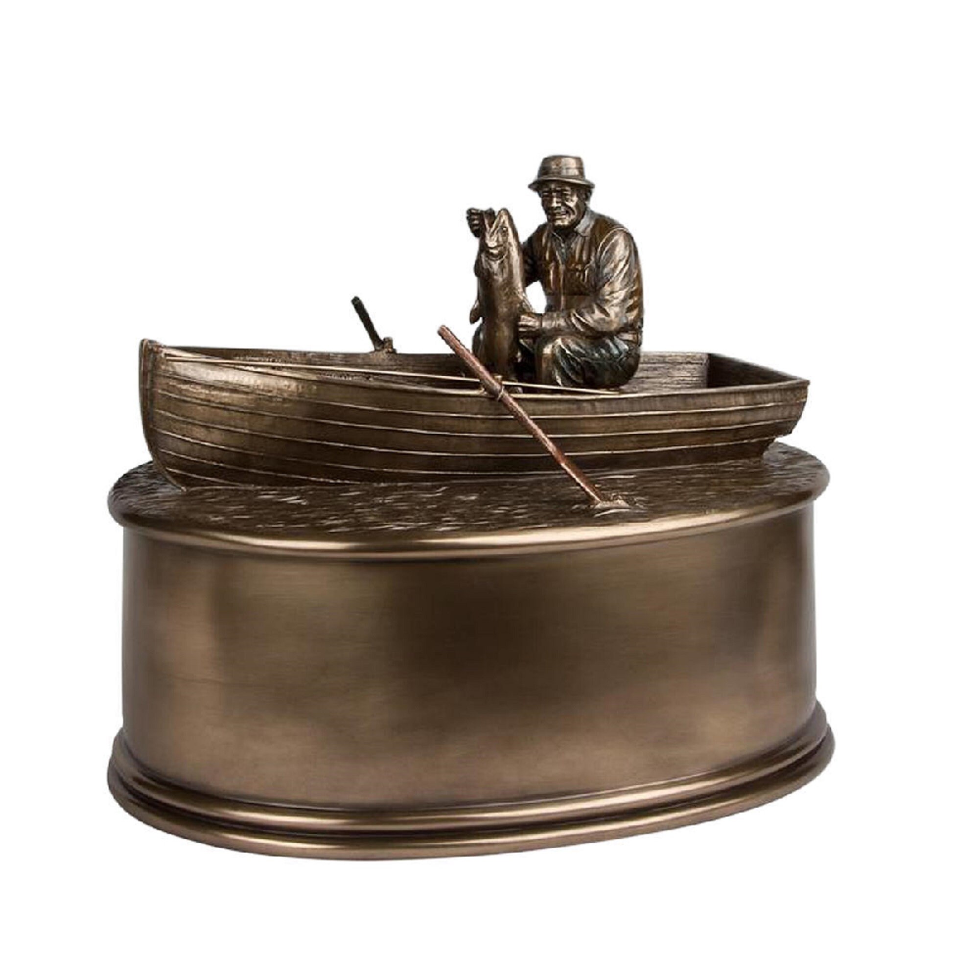 Perfect Memorials Fisherman Cremation Urn Etsy