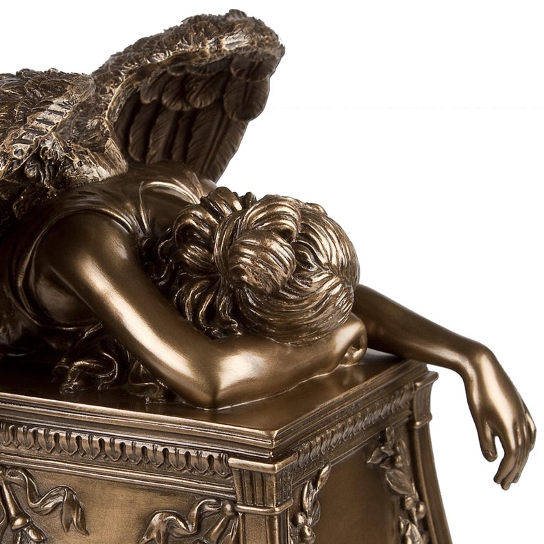 Perfect Memorials Bronze Finish Weeping Angel Cremation Urn Etsy